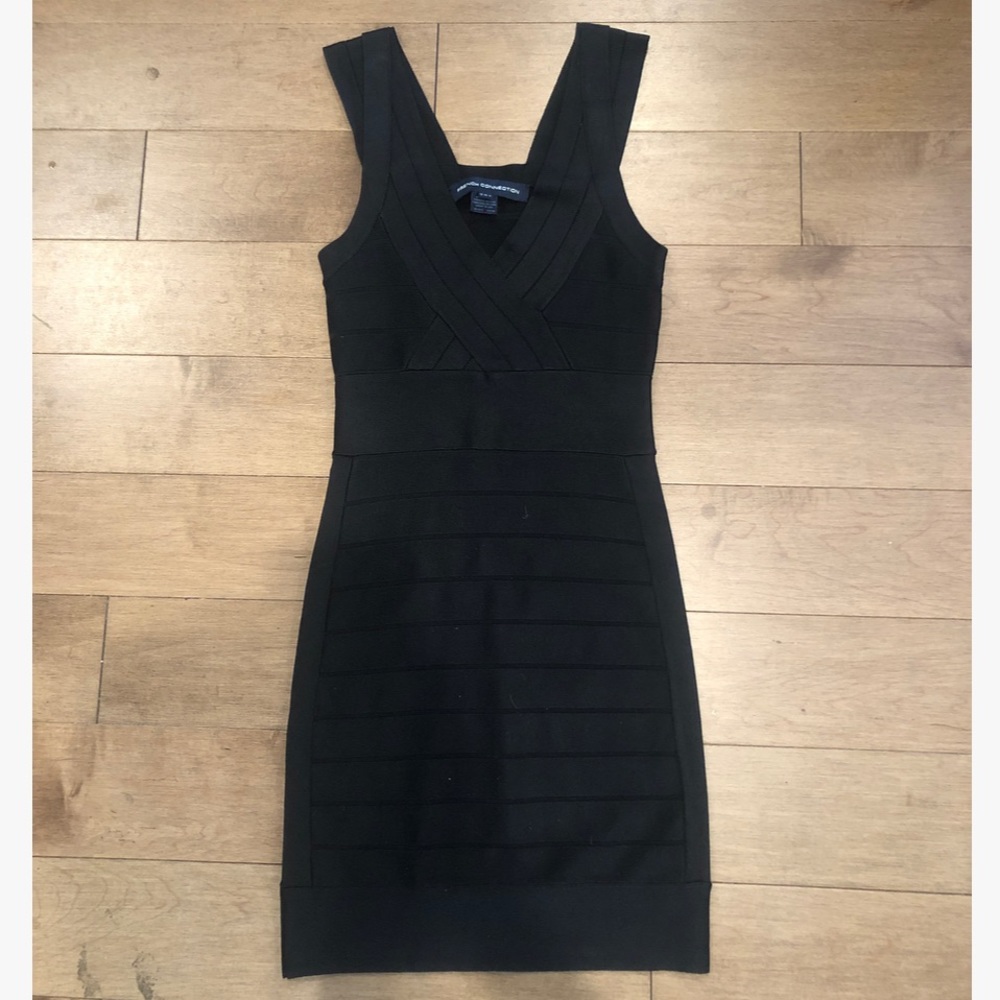 French Connection Black Bandage Dress
